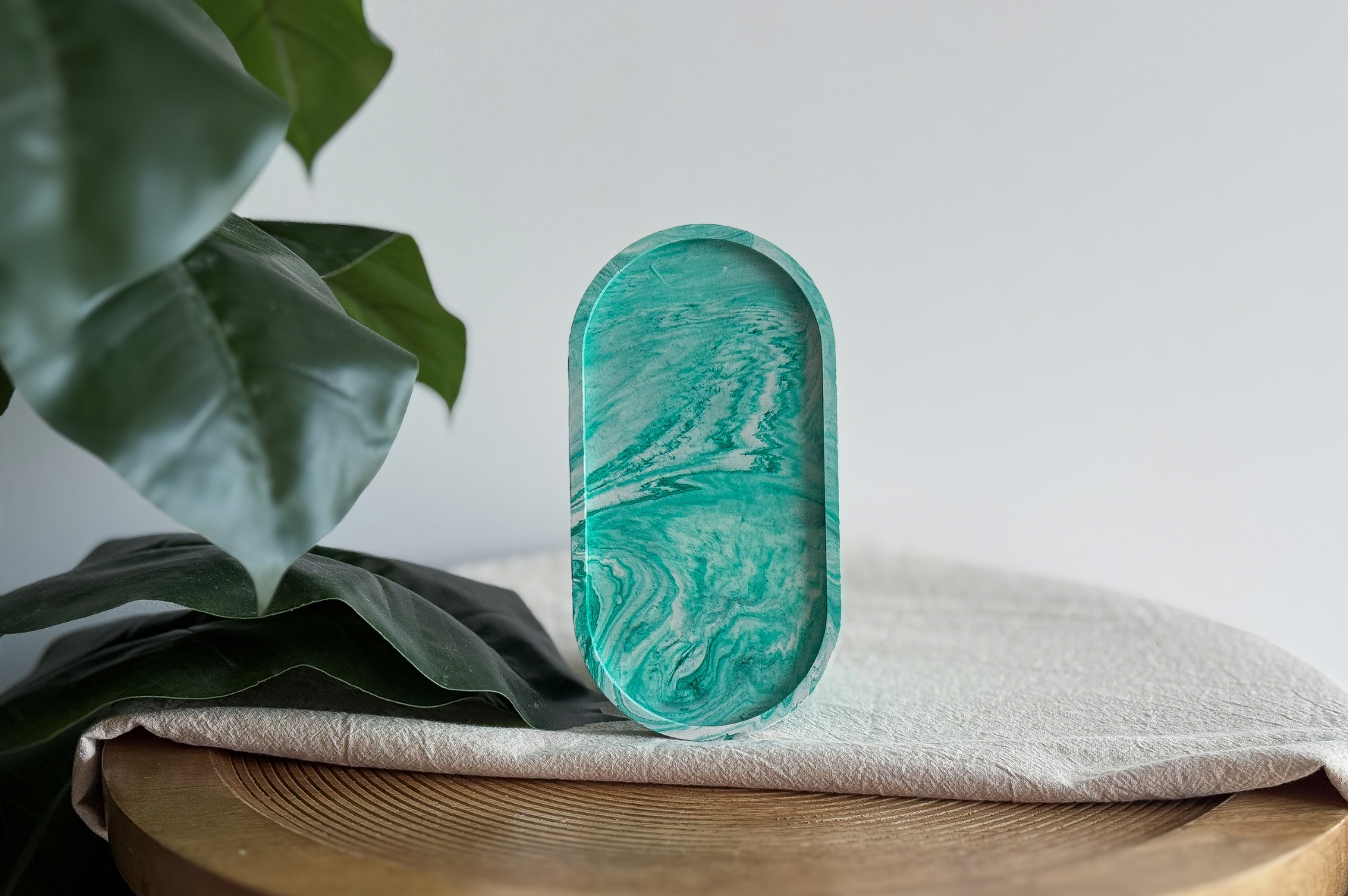 Bastelset Resin-Schälchen Grün