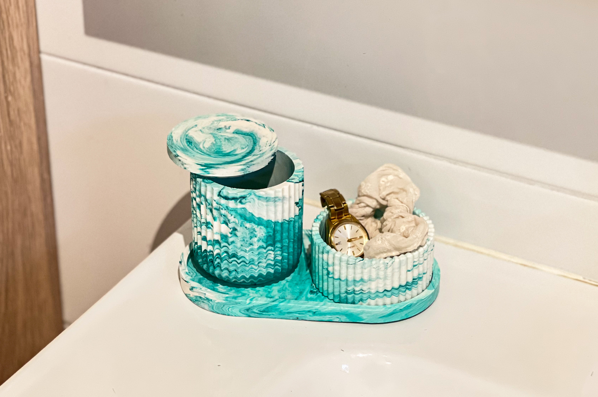 Bastelset Resin Bad-Accessoires-Set schmuck