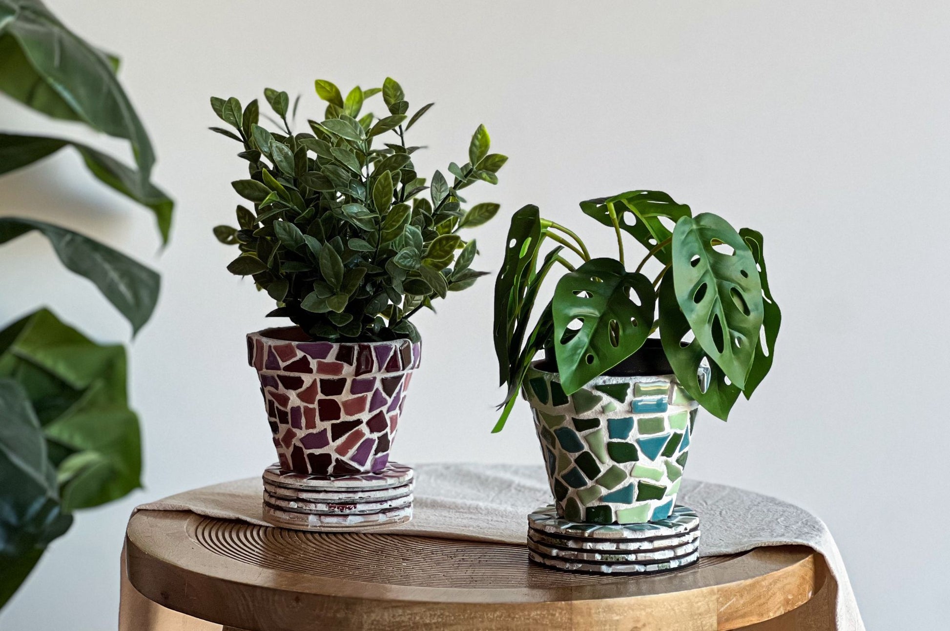 Mosaik Blumentopf DIY