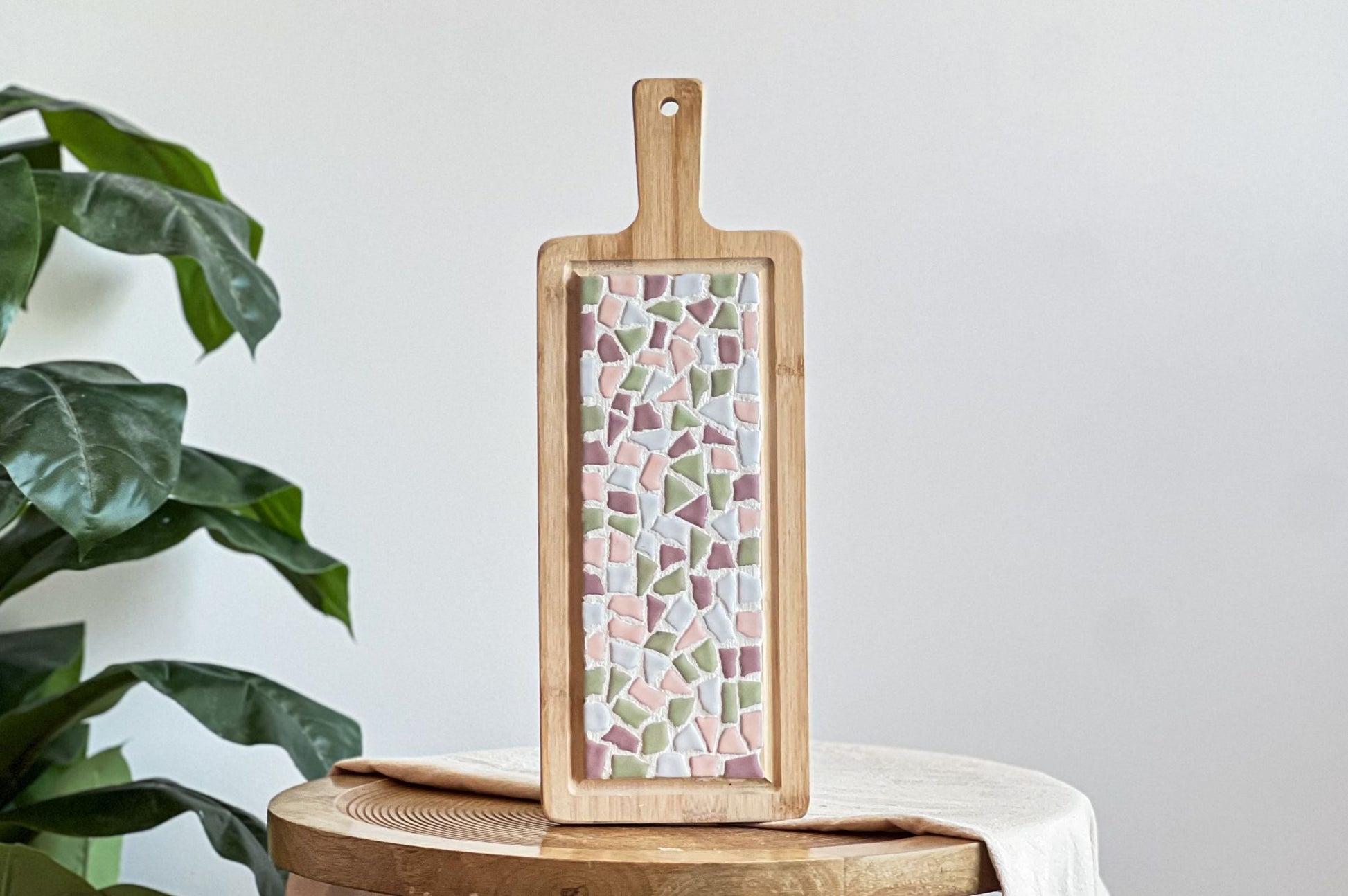 Mosaik Snackbrett Pastell