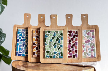 Mosaik Bastelset - Servierbrett Mini