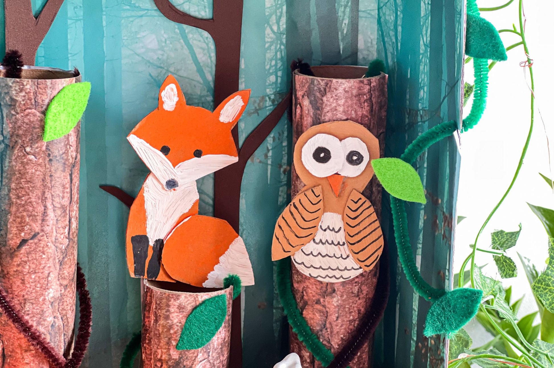 Fuchs aus Papier basteln  Bastelset