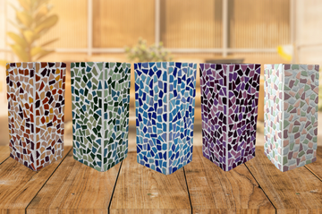 Kreiere deine eigene einzigartige Mosaikvase mit diesem DIY-Paket für Erwachsene