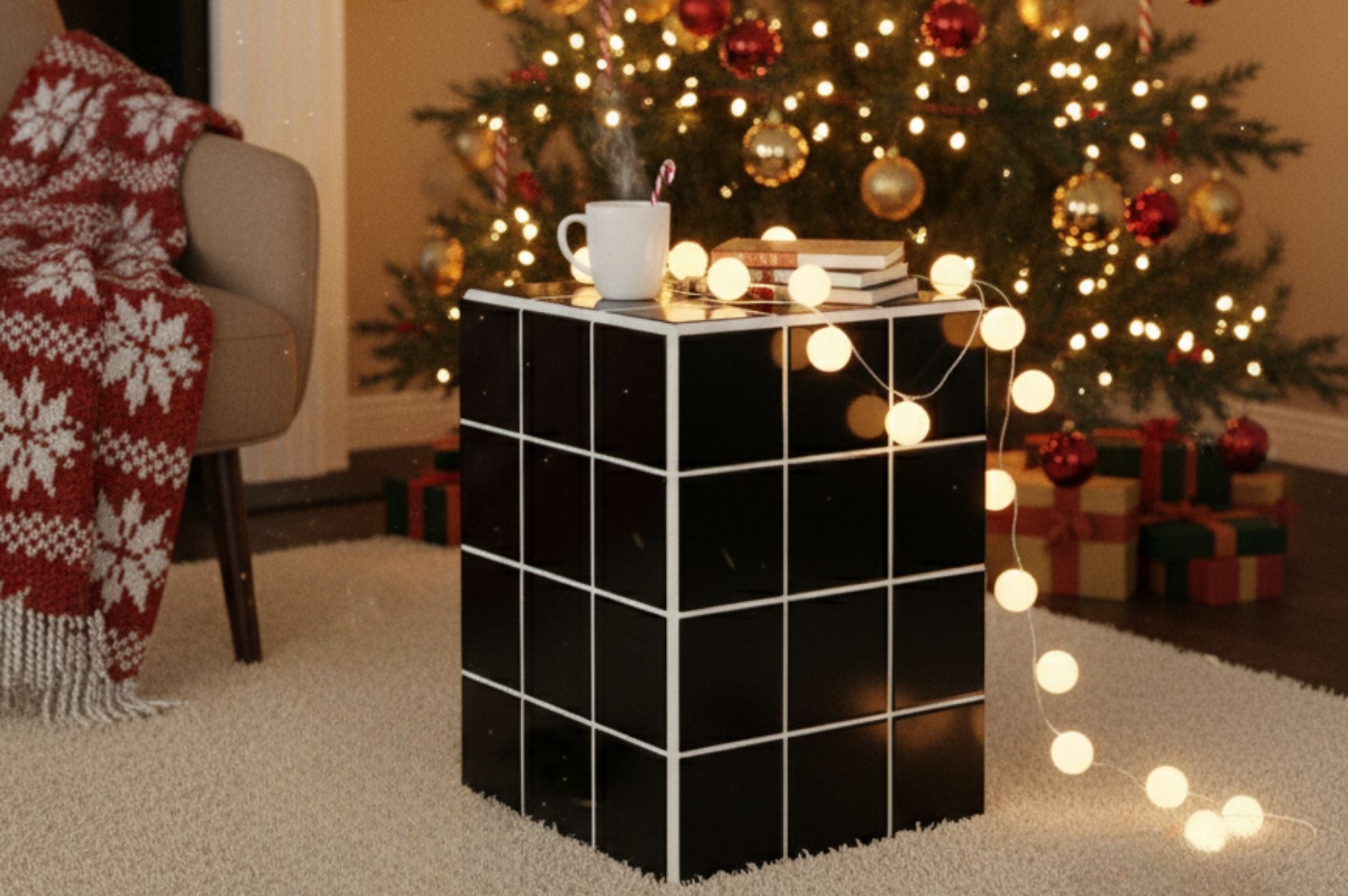 Exklusives Bastelset Mosaik-Beistelltisch