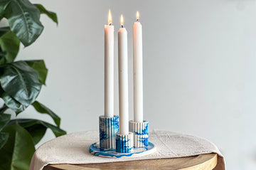 Bastelset Resin-Tablett mit Kerzenhaltern