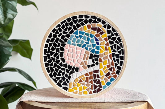 Mosaik Bastelset Mädchen mit dem Perlenohrring