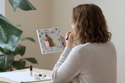 Bastelset Glas Mosaik Spiegel