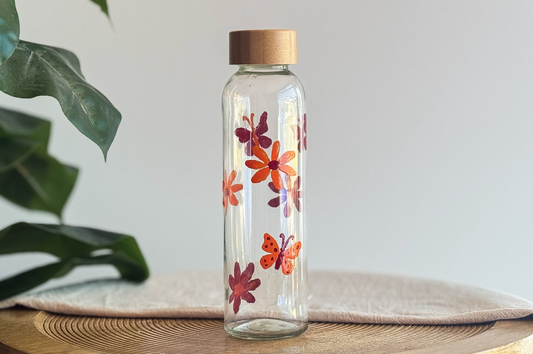 DIY Set Glas Wasserflasche – 1 Stück