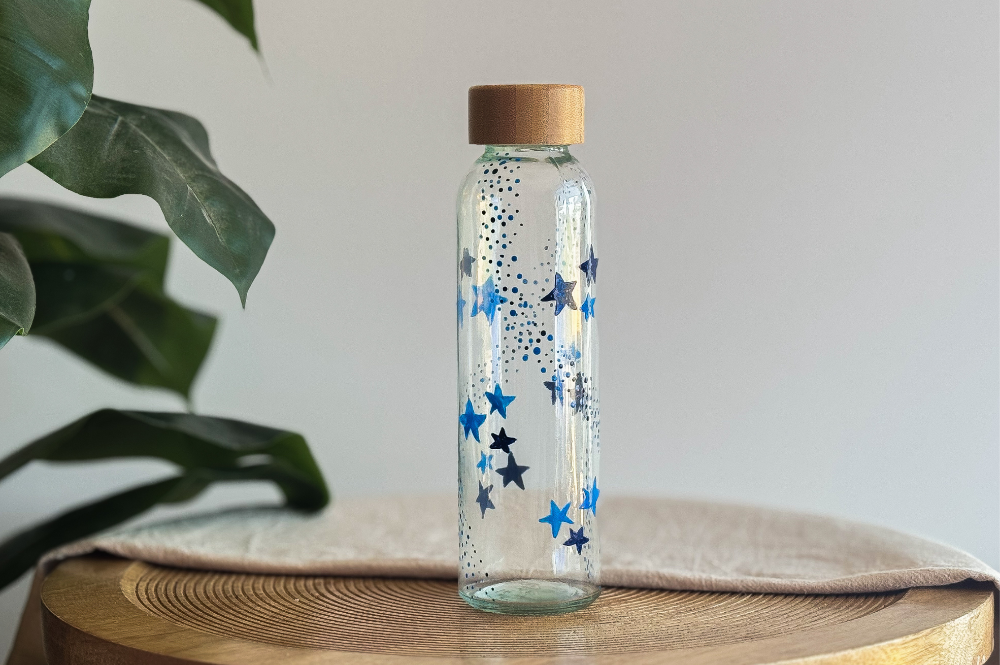DIY Bastelset Glas Wasserflasche