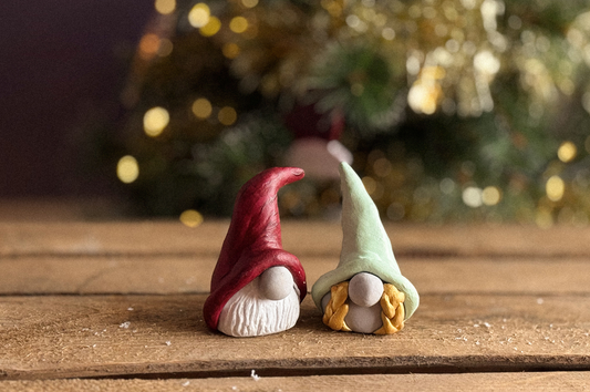 Bastelset Weihnachtsring mit Gnomen