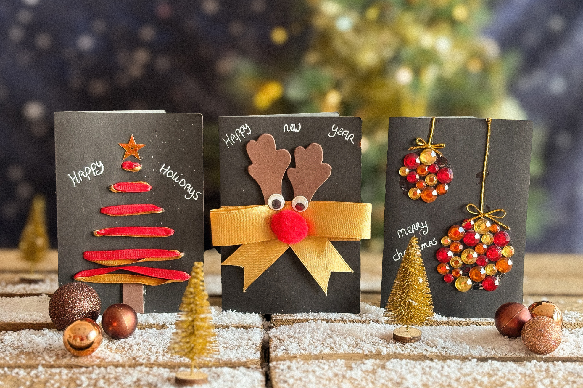 Bastelset Weihnachtskarten (6 Stück)