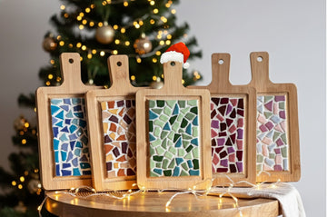Mosaik Bastelset - Servierbrett Mini