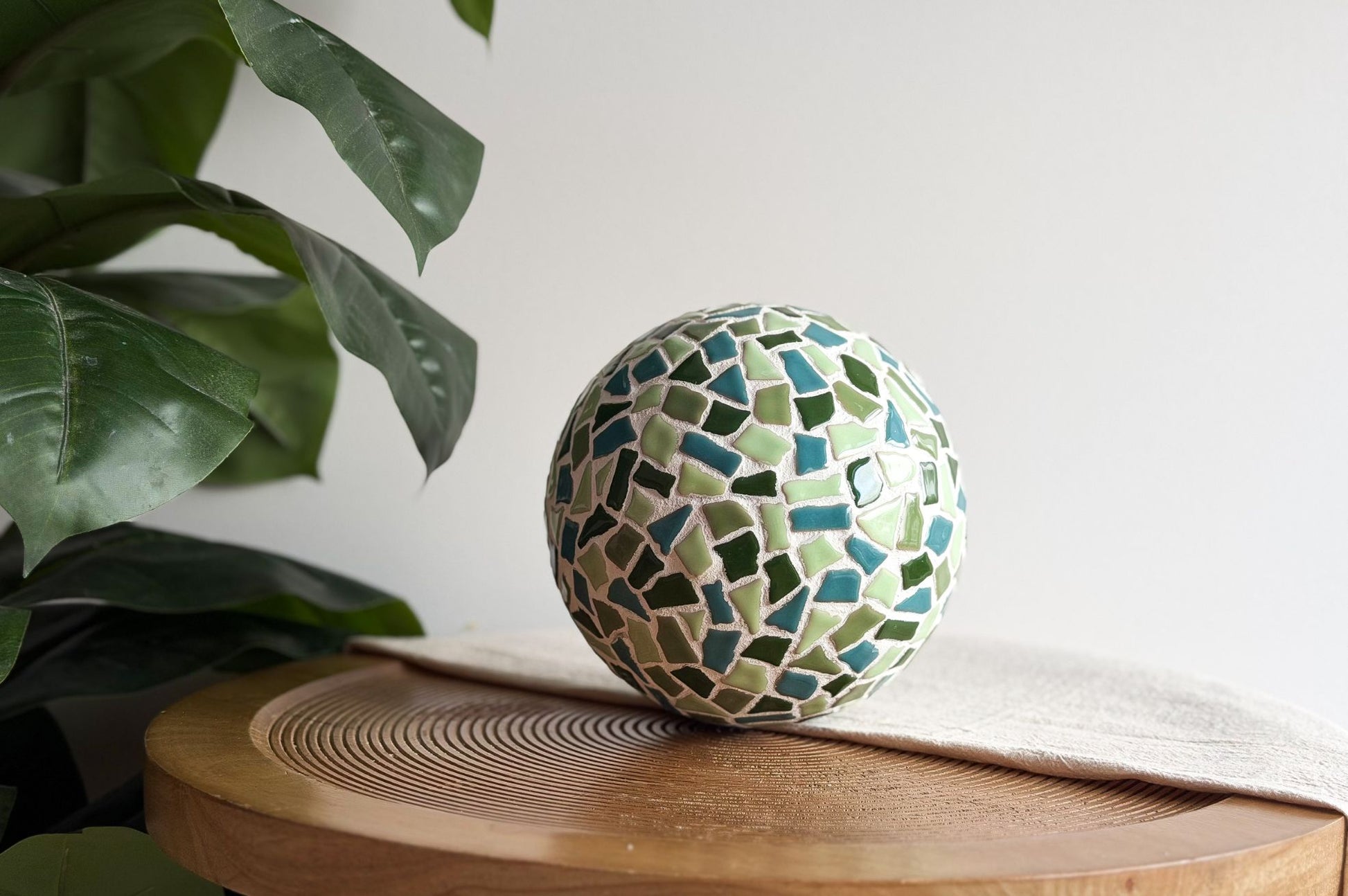 Bastelset Mosaikkugel Grünn