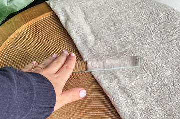 Teigroller (für Polymerclay-Ohrringe)