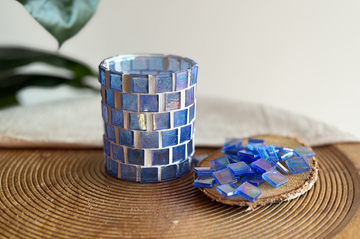 Bastelset Teelichthalter mit Glasmosaik