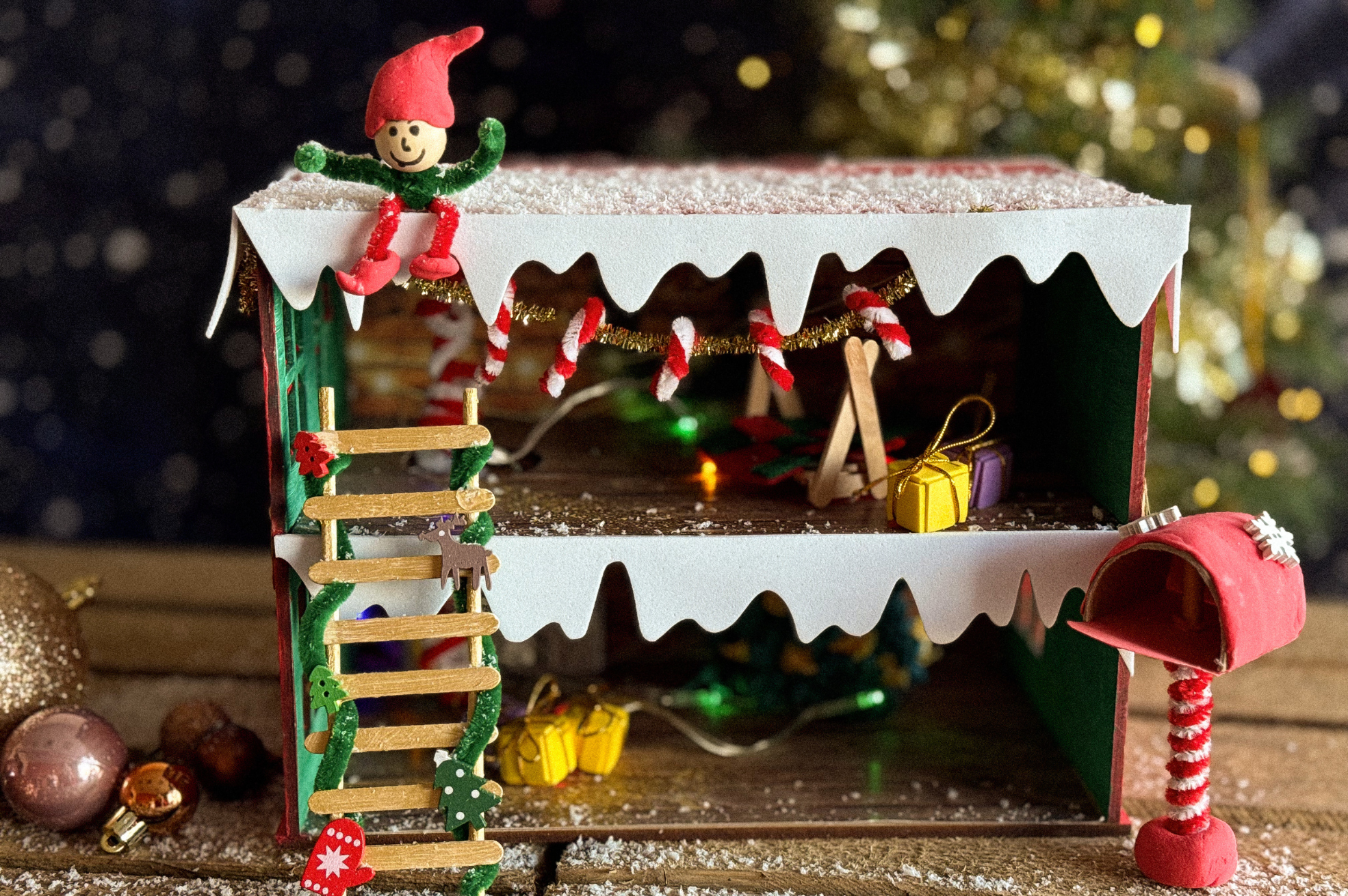 foto bastelset advent weihnachtshaus