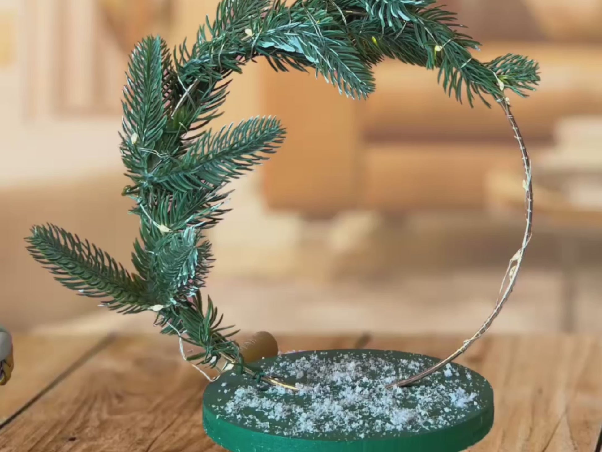 Weihnachtsring mit Gnomen Stopmotion