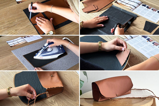 Bastelset Leder Tasche